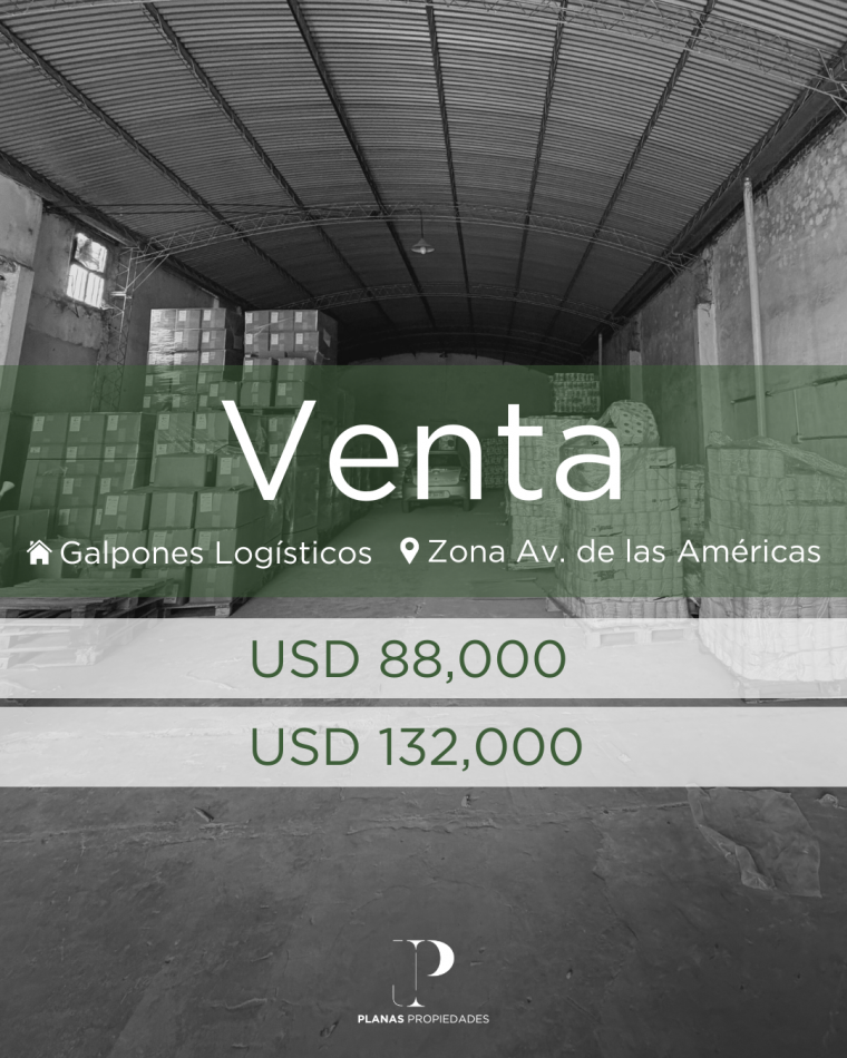  VENTA DOS GALPONES A METROS DE AVENIDA DE LAS AMERICAS