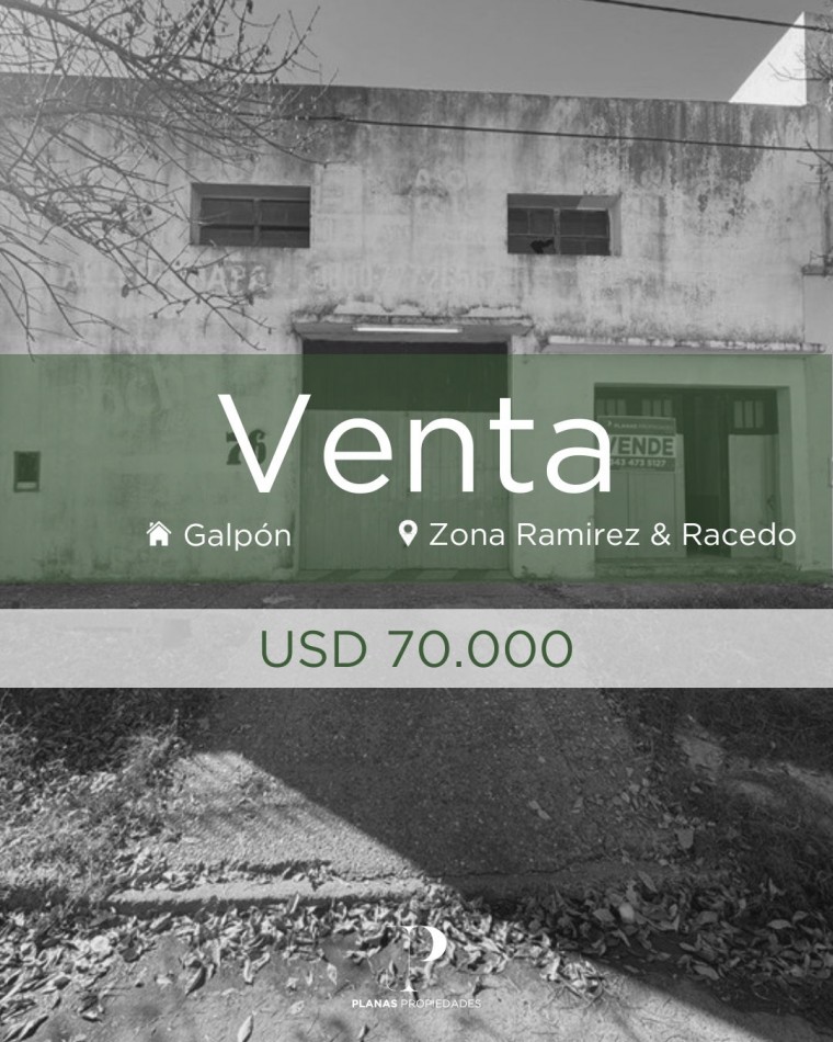 GALPON EN VENTA | ZONA AV. RAMIREZ