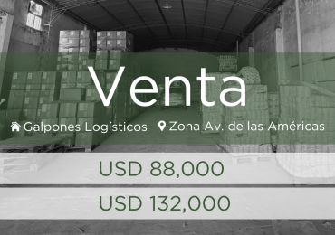  VENTA DOS GALPONES A METROS DE AVENIDA DE LAS AMERICAS