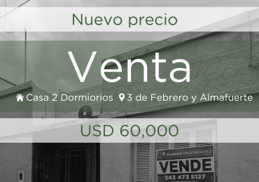 SE VENDE CASA - ZONA SANTA TERESITA