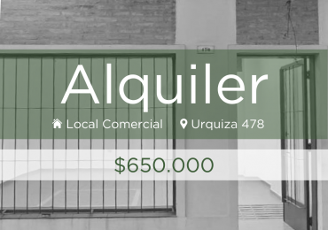 ALQUILO LOCAL COMERCIAL - ZONA CENTRO