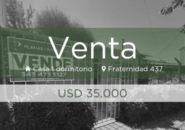 OPORTUNIDAD EN PARANA - CASA CON GRAN TERRENO Y MUCHO POTENCIAL